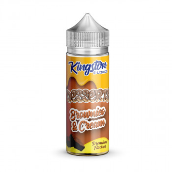 Brownies & Cream 100ml Shortfill Liquid by Kingston Desserts Brownies & Cream 100ml Shortfill Liquid by Kingston Desserts