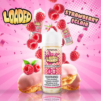 Raspberry Eclair (100ml) Plus e Liquid by Loaded Raspberry Eclair (100ml) Plus e Liquid by Loaded