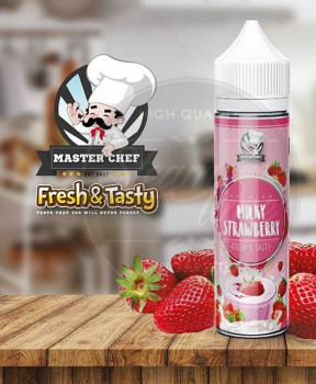 Milky Strawberry (50ml) Plus e Liquid by Master Chef Milky Strawberry (50ml) Plus e Liquid by Master Chef