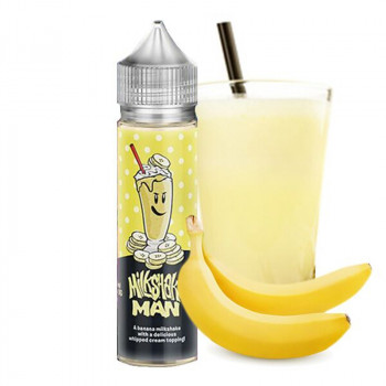 Milkshake Man Banana Plus 50ml e Liquid by Marina Vapes Milkshake Man Banana Plus 50ml e Liquid by Marina Vapes