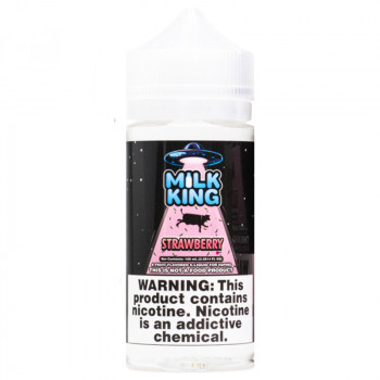 Strawberry (100ml) Plus e Liquid by Milk King Strawberry (100ml) Plus e Liquid by Milk King