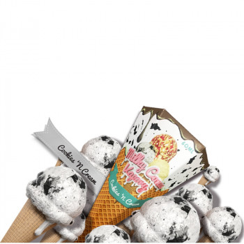 Cookies N Cream Plus e Liquid 50ml by Milky Cones Vapory Cookies N Cream Plus e Liquid 50ml by Milky Cones Vapory