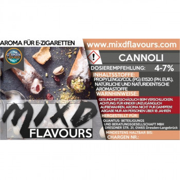 MIXD Flavours Aroma 10ml / Cannoli MIXD Flavours Aroma 10ml / Cannoli
