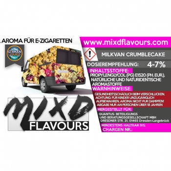 MIXD Flavours Aroma 10ml / Milkvan Crumblecake MIXD Flavours Aroma 10ml / Milkvan Crumblecake