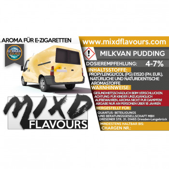 MIXD Flavours Aroma 10ml / Milkvan Pudding MIXD Flavours Aroma 10ml / Milkvan Pudding