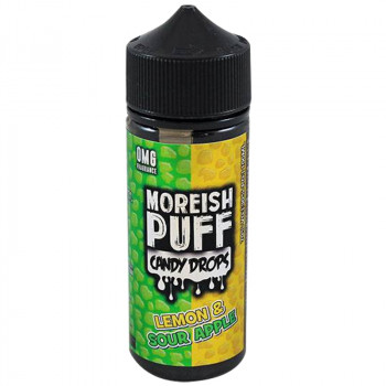 Candy Drops Lemon & Sour Apple (100ml) Plus e Liquid by Moreish Puff Candy Drops Lemon & Sour Apple (100ml) Plus e Liquid by Moreish Puff