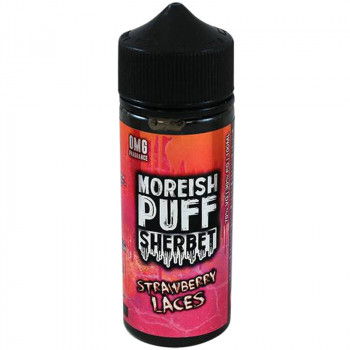 Sherbert Strawberry Lace (100ml) Plus e Liquid by Moreish Puff Sherbert Strawberry Lace (100ml) Plus e Liquid by Moreish Puff