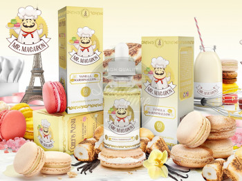Vanilla Marshmallow (50ml) Plus e Liquid by Mr. Macaron Vanilla Marshmallow (50ml) Plus e Liquid by Mr. Macaron