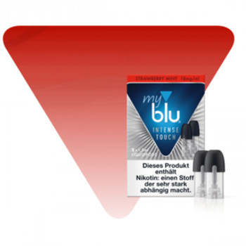 Strawberry Mint 18mg NicSalt INTENSE TOUCH Serie MYBLU (2er Pack) Liquidpods Strawberry Mint 18mg NicSalt INTENSE TOUCH Serie MYBLU (2er Pack) Liquidpods