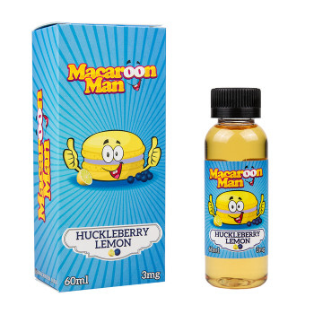 Macaroon Man Huckleberry Lemon 50ml Liquid by Breakfast Classics Macaroon Man Huckleberry Lemon 50ml Liquid by Breakfast Classics