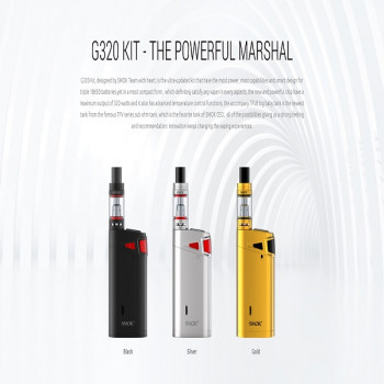 SMOK Marshal G320 320W TC Kit inkl. TFV8 Big Baby SMOK Marshal G320 320W TC Kit inkl. TFV8 Big Baby