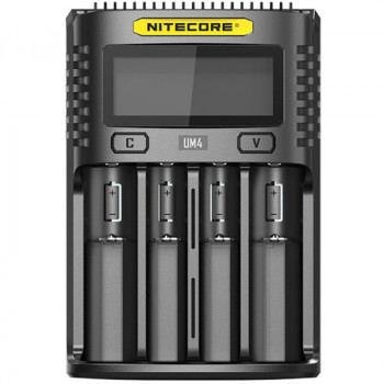Nitecore UM4 - USB 4-Slot Charger Ladegerät Nitecore UM4 - USB 4-Slot Charger Ladegerät