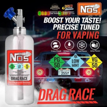 NOS Drag Race 50ml e Liquid by Naked Nation NOS Drag Race 50ml e Liquid by Naked Nation