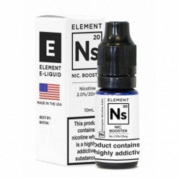 Ns20 Nic Salt Booster Nikotinshot 10ml 20mg by Element Ns20 Nic Salt Booster Nikotinshot 10ml 20mg by Element