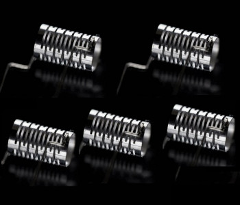 Notchcoil 5Stck. SS316 0,2Ohm universell Notchcoil 5Stck. SS316 0,2Ohm universell