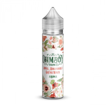 Apfel, Holunderblüte & Minze 15ml Longfill Aroma by Ohmboy Volume II Apfel, Holunderblüte & Minze 15ml Longfill Aroma by Ohmboy Volume II