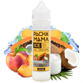 Peach Papaya Coconut ICE (50ml) Plus e Liquid by Pacha Mama Peach Papaya Coconut ICE (50ml) Plus e Liquid by Pacha Mama