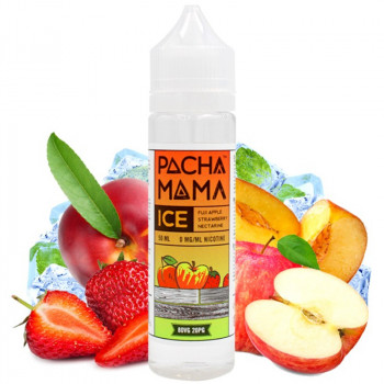 Fuji Apple Strawberry Nectarine ICE (50ml) Plus e Liquid by Pacha Mama Fuji Apple Strawberry Nectarine ICE (50ml) Plus e Liquid by Pacha Mama