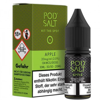 Apple 20mg 10ml Liquid by Pod Salt Apple 20mg 10ml Liquid by Pod Salt