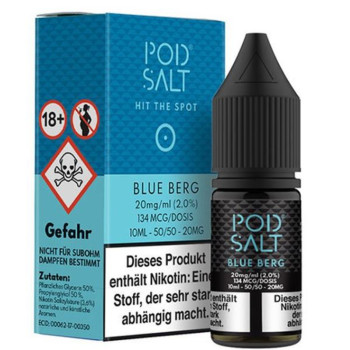 Blue Berg 20mg 10ml Liquid by Pod Salt Blue Berg 20mg 10ml Liquid by Pod Salt