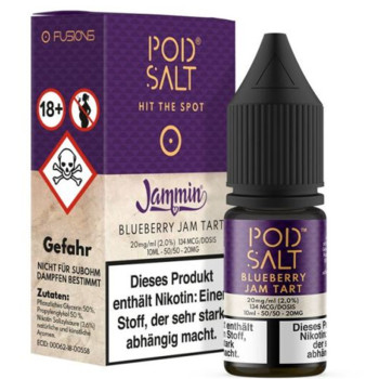 Blueberry Jam Tart 20mg 10ml Liquid by Pod Salt Blueberry Jam Tart 20mg 10ml Liquid by Pod Salt