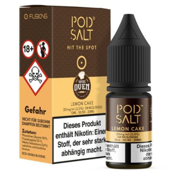 Lemon Cake 20mg 10ml Liquid by Pod Salt Lemon Cake 20mg 10ml Liquid by Pod Salt