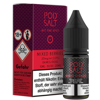 Mixed Berries 20mg 10ml Liquid by Pod Salt Mixed Berries 20mg 10ml Liquid by Pod Salt