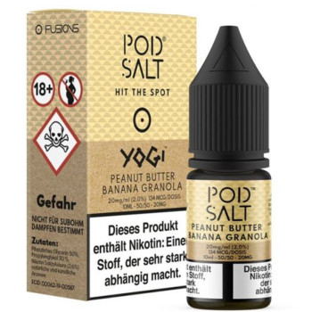 Peanut Butter Banana Granola Bar 20mg 10ml Liquid by Pod Salt Peanut Butter Banana Granola Bar 20mg 10ml Liquid by Pod Salt