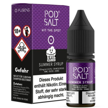 Summer Syrup 20mg 10ml Liquid by Pod Salt Summer Syrup 20mg 10ml Liquid by Pod Salt