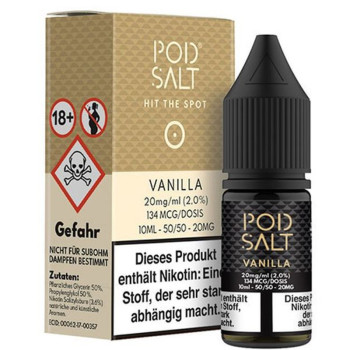 Vanilla 20mg 10ml Liquid by Pod Salt Vanilla 20mg 10ml Liquid by Pod Salt
