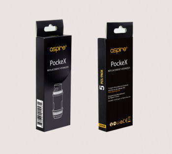 ASPIRE PockeX Verdampferköpfe 0,6 Ohm 5 Stück ASPIRE PockeX Verdampferköpfe 0,6 Ohm 5 Stück