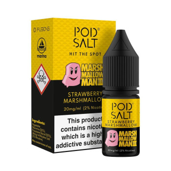 Strawberry Marshmallow 20mg 10ml Liquid by Pod Salt
