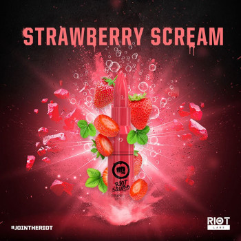 Strawberry Cream (50ml) Plus e Liquid by Riot Squad Strawberry Cream (50ml) Plus e Liquid by Riot Squad