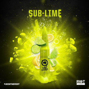 Sub Lime (50ml) Plus e Liquid by Riot Squad Sub Lime (50ml) Plus e Liquid by Riot Squad