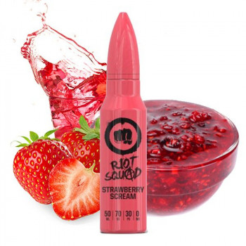 Strawberry Scream (50ml) Plus e Liquid by Riot Squad Strawberry Scream (50ml) Plus e Liquid by Riot Squad