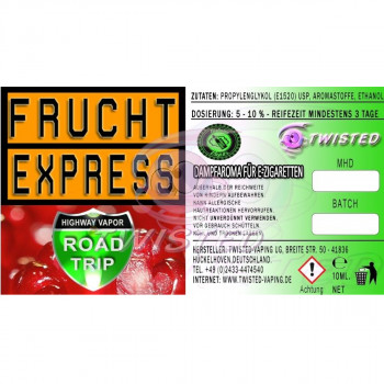 Frucht Express 10ml Aroma by Twisted Vaping Frucht Express 10ml Aroma by Twisted Vaping