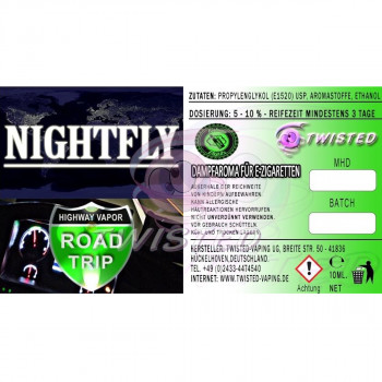 Nightfly 10ml Aroma by Twisted Vaping Nightfly 10ml Aroma by Twisted Vaping