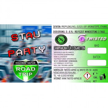 Stauparty 10ml Aroma by Twisted Vaping Stauparty 10ml Aroma by Twisted Vaping