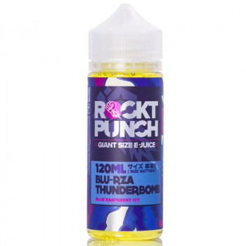 Blu Rza Thunderbomb (100ml) Plus e Liquid by Rocket Punch Blu Rza Thunderbomb (100ml) Plus e Liquid by Rocket Punch