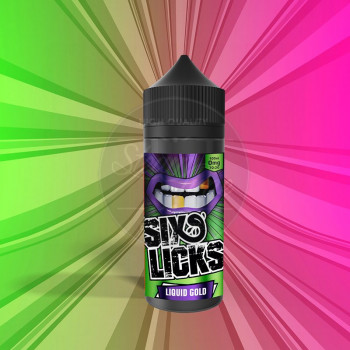 Liquid Gold by Sixs Licks (100ml) Plus e Liquid Liquid Gold by Sixs Licks (100ml) Plus e Liquid
