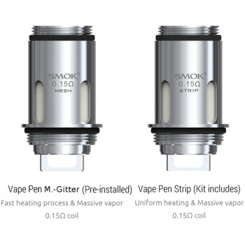 Smok Vape Pen 22 Light Coils 5er Pack Smok Vape Pen 22 Light Coils 5er Pack