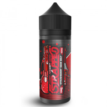 Strawberry Sour Belts (100ml) Plus e Liquid by Strapped Strawberry Sour Belts (100ml) Plus e Liquid by Strapped