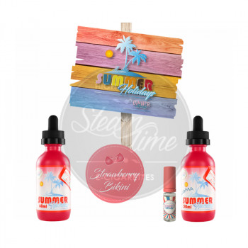 Strawberry Bikini by Dinner Lady Summer Holidays e Liquid 60ml Strawberry Bikini by Dinner Lady Summer Holidays e Liquid 60ml