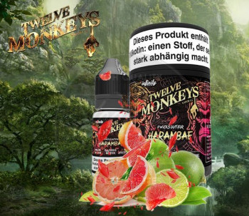 Twelve Monkeys Harambae 3x10ml Multipack e Liquid Twelve Monkeys Harambae 3x10ml Multipack e Liquid