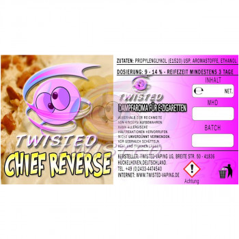 Chief Reverse 10ml Aroma by Twisted Vaping Chief Reverse 10ml Aroma by Twisted Vaping