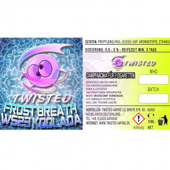 Frost Breath WS23 Koolada 10ml Aroma by Twisted Vaping Frost Breath WS23 Koolada 10ml Aroma by Twisted Vaping