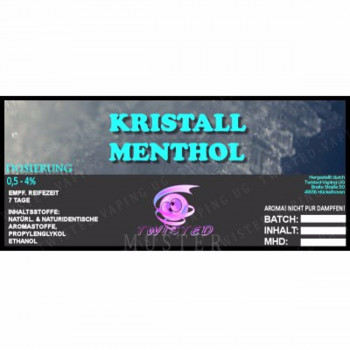 Kristall Menthol 10ml Aroma by Twisted Vaping Kristall Menthol 10ml Aroma by Twisted Vaping