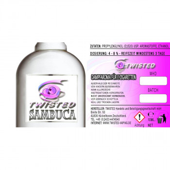 Sambuca 10ml Aroma by Twisted Vaping Sambuca 10ml Aroma by Twisted Vaping