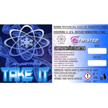 Twisted Vaping Cryostasis Aroma 10ml Take IT Twisted Vaping Cryostasis Aroma 10ml Take IT