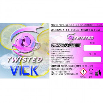 Vick 10ml Aroma by Twisted Vaping Vick 10ml Aroma by Twisted Vaping